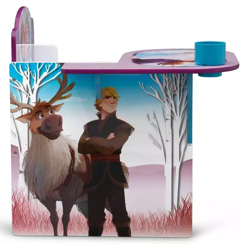 Kids' Chair Desk with Storage Bin - Disney Frozen 2