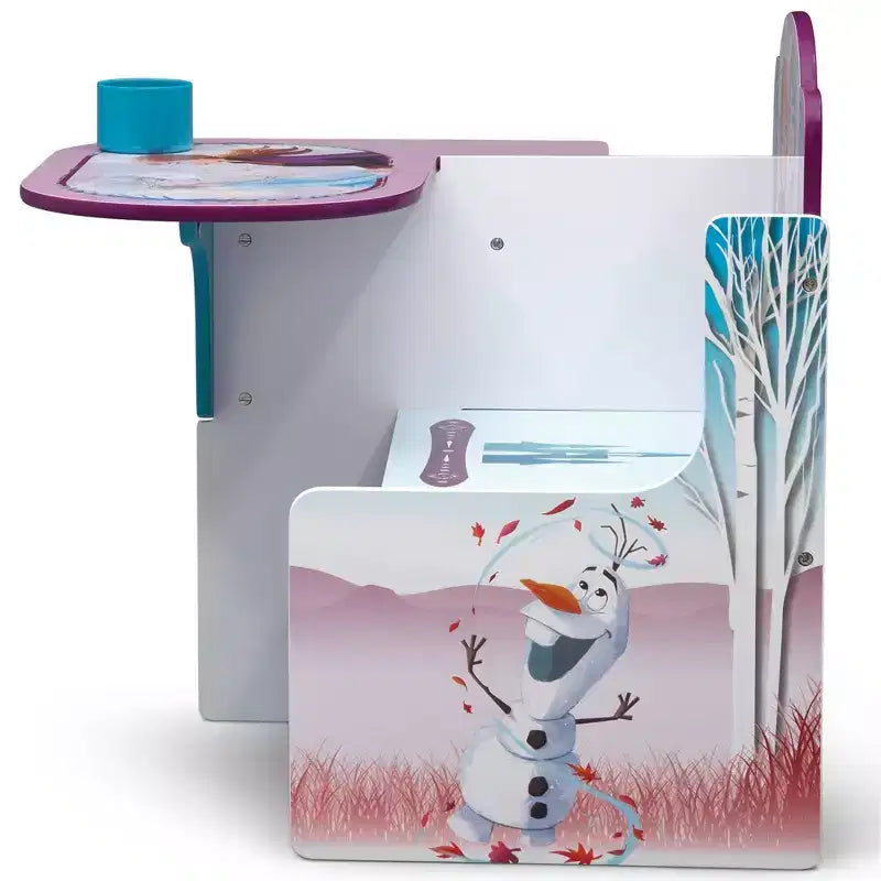 Kids' Chair Desk with Storage Bin - Disney Frozen 2