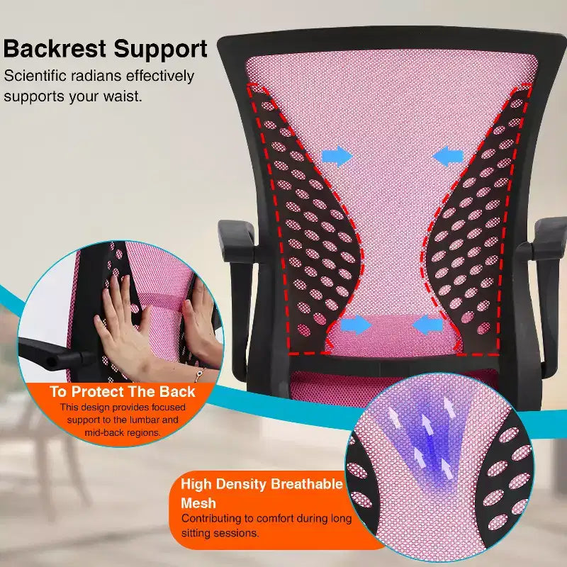 Drafting Chair Tall Office Chair with Adjustable Height Breathable Mesh Back