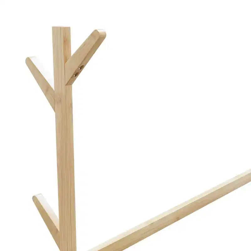 Clothes Rack Bamboo Medium Bamboo Clothes Rack Rectangular