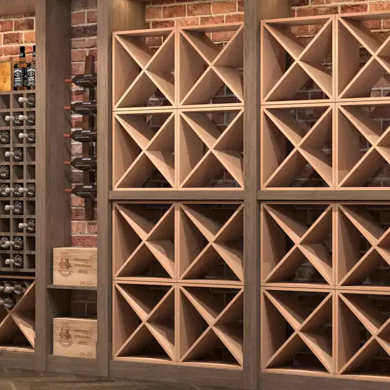 24 Bottle Stackable Wine Rack, Set of 2