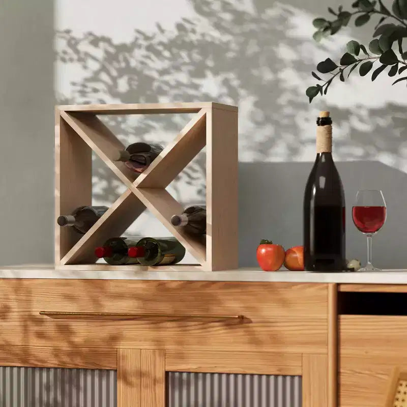 24 Bottle Stackable Wine Rack, Set of 2