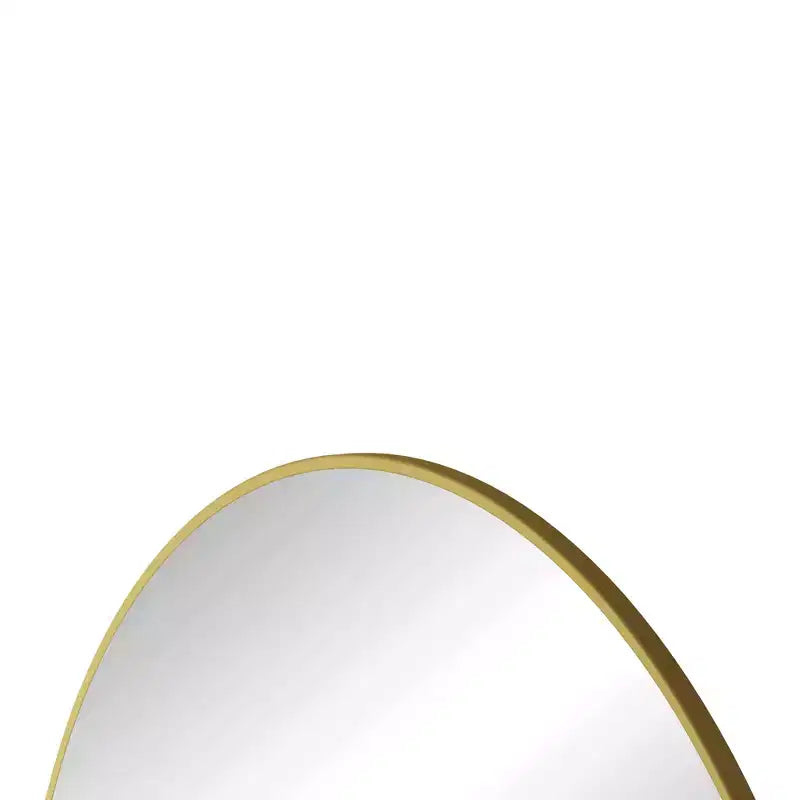 42 Wall Mounted Circular Mirror Metal Framed Mirror
