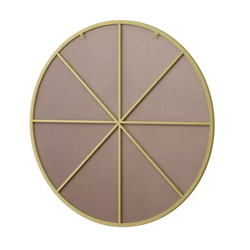 42 Wall Mounted Circular Mirror Metal Framed Mirror