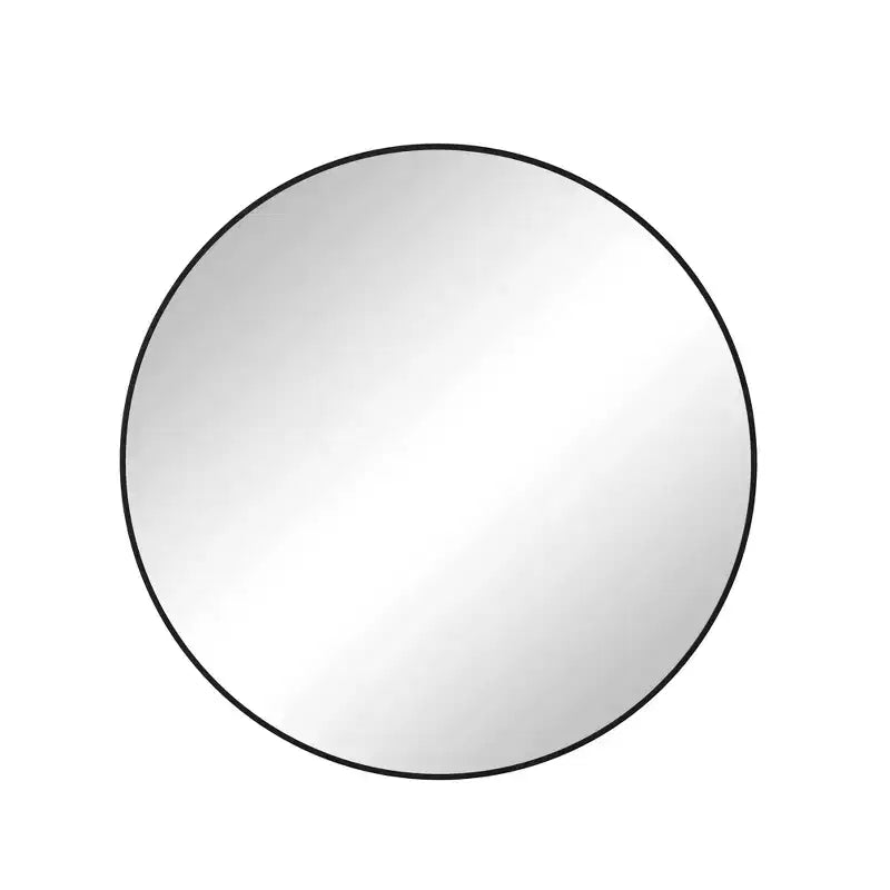 42 Wall Mounted Circular Mirror Metal Framed Mirror