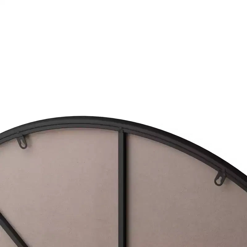 42 Wall Mounted Circular Mirror Metal Framed Mirror
