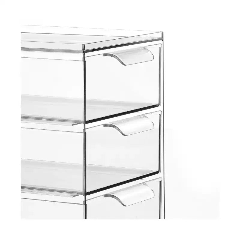 3-Drawer Stackable Organizer for Kitchen or Pantry