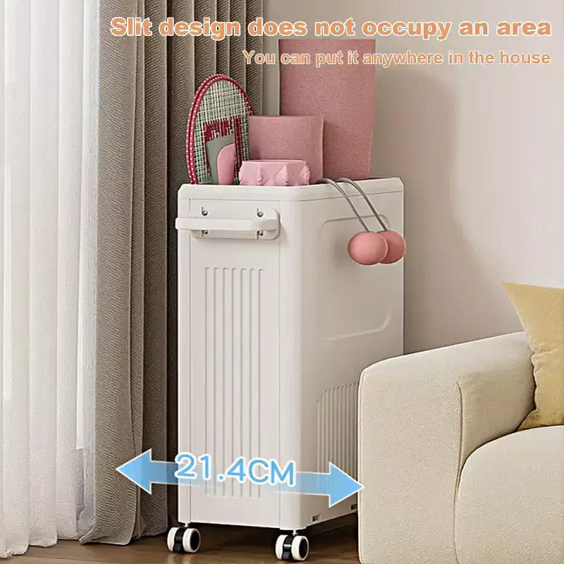 2 Pack Large Rolling Laundry Hamper with Lid, 123L Collapsible Plastic Clothes Basket with Wheels, No-Install Organizer for Home Laundry Room