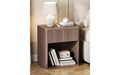DEXYLLO Night Stand Set of 2, Wood Nightstand Sets with Storage Drawer and Open Shelf, Fluted Bedroom Nighstands