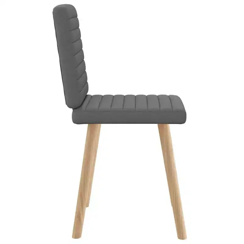 XL Dining Chair Set of 4 Dark Grey