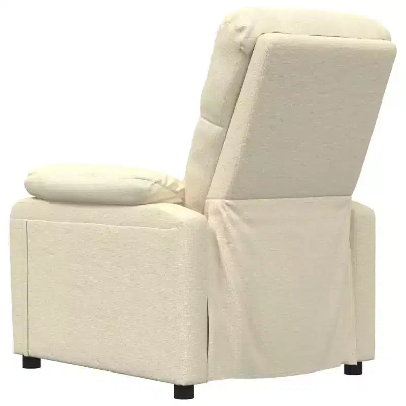 Fauteuil de massage XL en tissu marron, bois, métal, grand