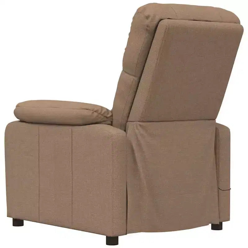 XL Massage Chair Brown Fabric, Wood, Metal Large