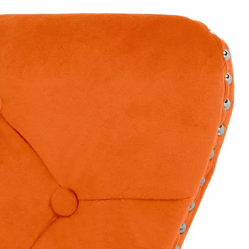 Velvet Upholstered Tufted Dining Chairs (Set of 2)