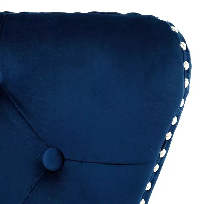 Velvet Upholstered Tufted Dining Chairs (Set of 2)