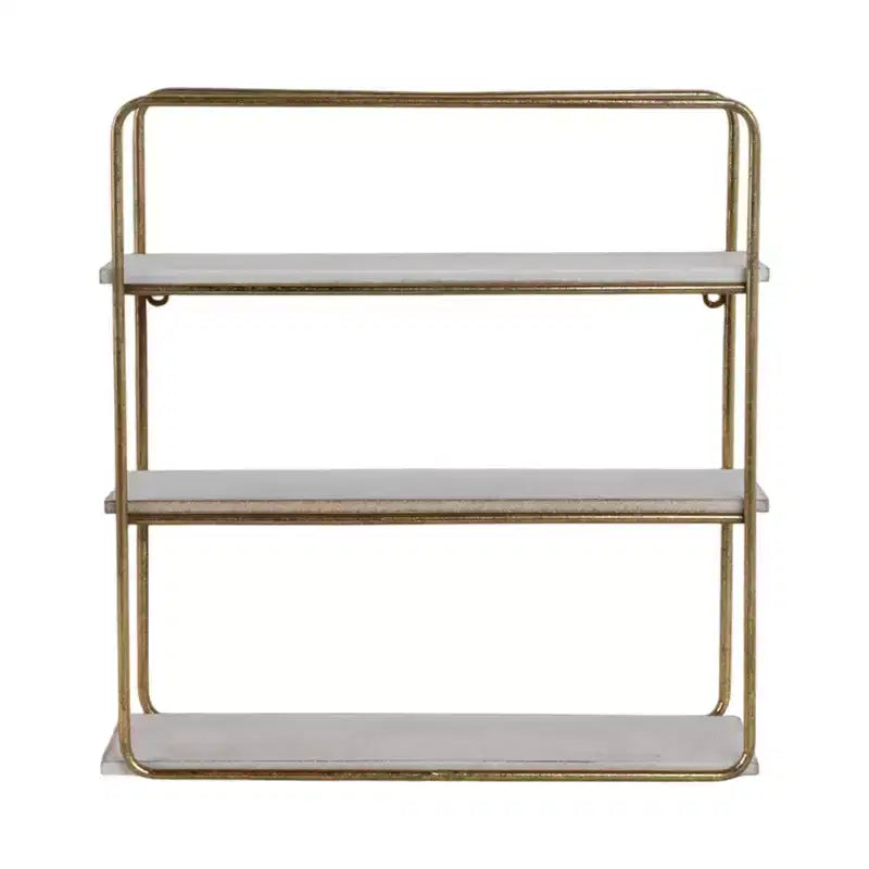 Metal Wood Floating Wall Shelves, Storage and Display, Decorative Wall Shelf Organization