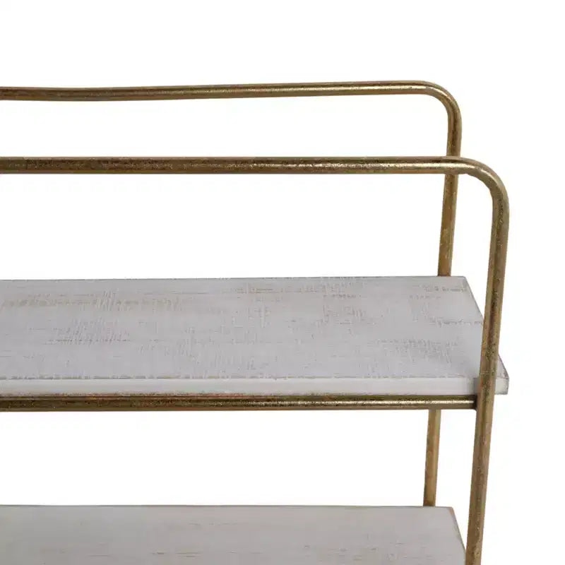 Metal Wood Floating Wall Shelves, Storage and Display, Decorative Wall Shelf Organization