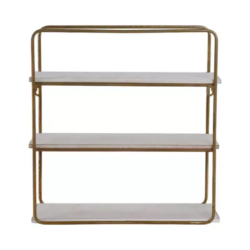 Metal Wood Floating Wall Shelves, Storage and Display, Decorative Wall Shelf Organization