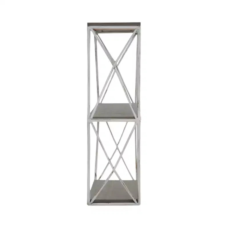 Metal Wood Floating Wall Shelves, Storage and Display, Decorative Wall Shelf Organization