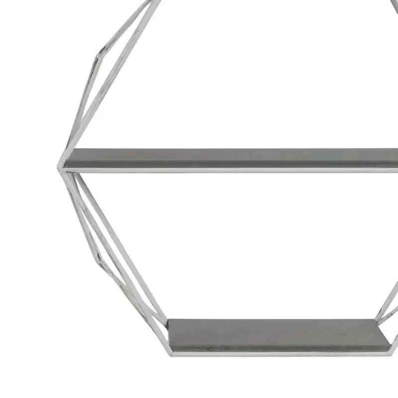 Metal Wood Floating Wall Shelves, Storage and Display, Decorative Wall Shelf Organization