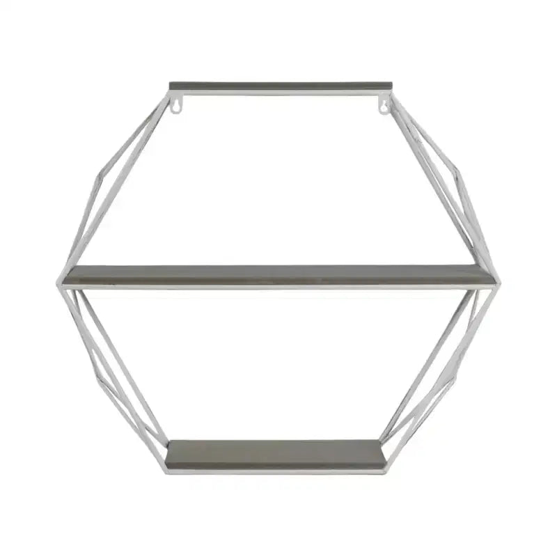 Metal Wood Floating Wall Shelves, Storage and Display, Decorative Wall Shelf Organization