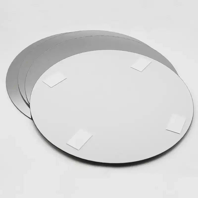 Lot de 4 grands miroirs décoratifs autocollants French Home Goods, disponibles en 3 formes – Parfaits pour une décoration murale moderne dans n'importe quelle pièce.
